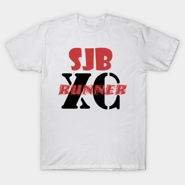 SJB XC Runner T-Shirt by Woodys Designs